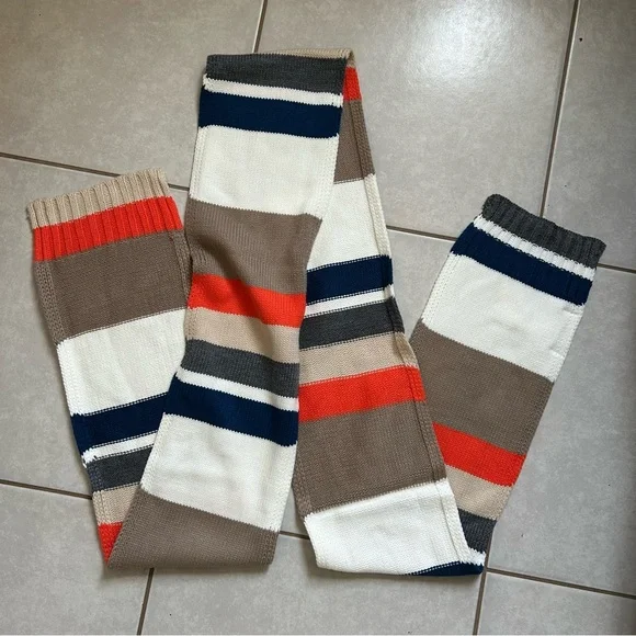 Anthropologie striped knit scarf in multicolor - Picture 2 of 6